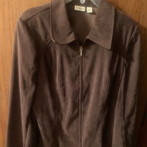 Cato 2-pc Brown Skirt Suit, Size 12